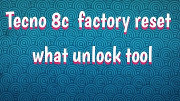 Tecno spark 8c factory reset by unlock tool