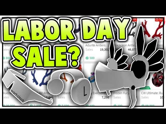 Roblox Labor Day Sale 07 2021 - silverthorn antlers roblox wiki