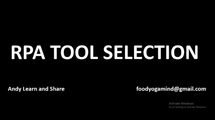 RPA Tools Selection | Blue Prism vs UiPath vs Automation Anywhere | RPA Tools Comparison |