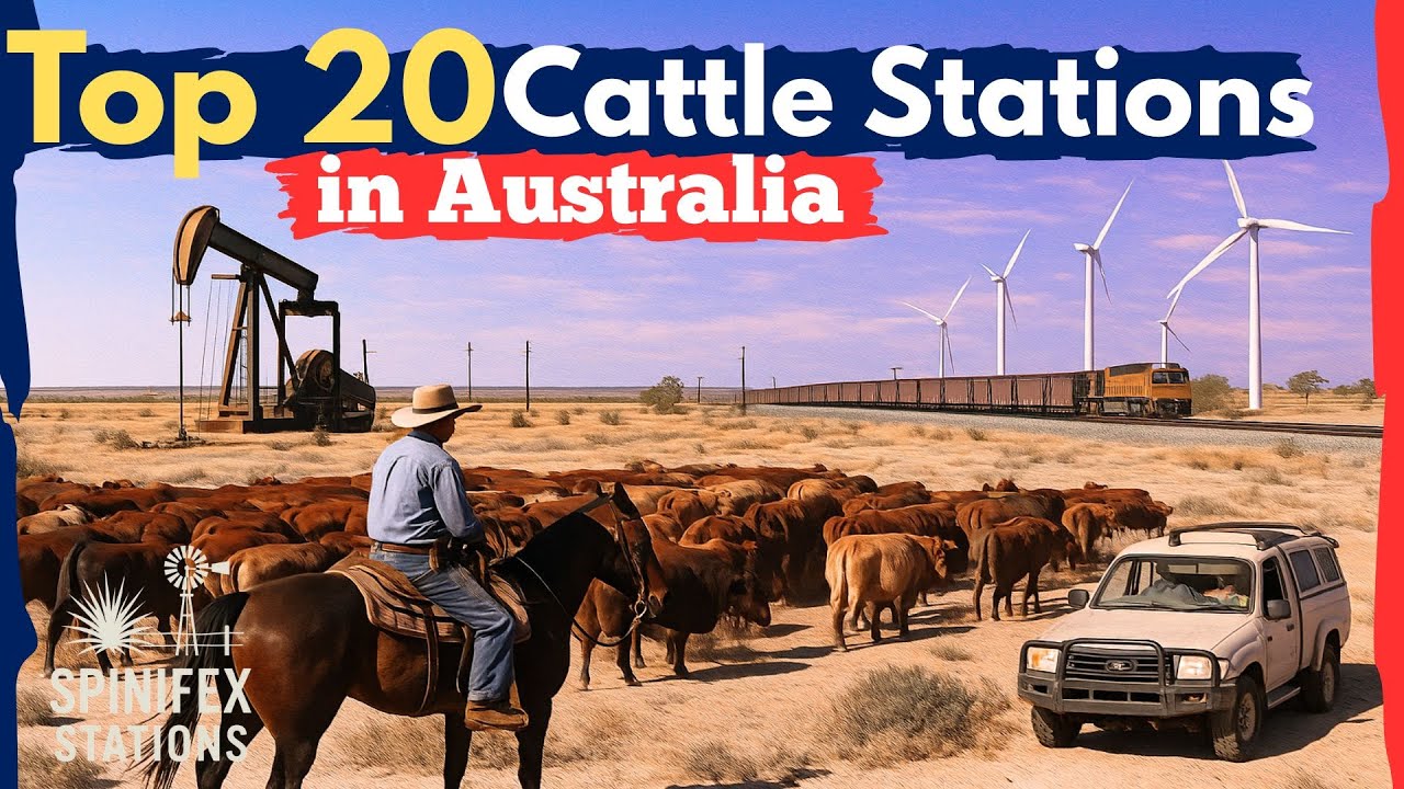 Top 20 Biggest Cattle Stations in Australia | Outback Giants Explained