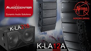 AUDIOCENTER | K-LA12A & K-LA218DSP | Active Line Array & Active Subwoofer Audiocenter K La 210 Dsp Active Line Array System