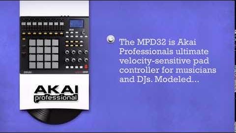 Akai MPD32 Midi USB Software Controller Surface - DJkit.com