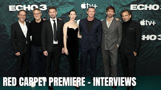 #Echo3 Premiere Red Carpet + Interviews #LukeEvans #JessicaAnnCollins #MichielHuisman #AppleTVPlus