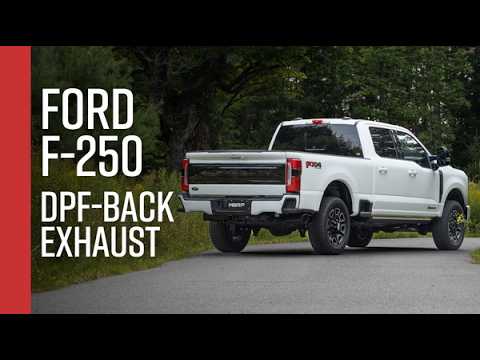 2017+ F250 6.7L // MBRP DPF-Back, Single Side, Dual Exit Exhaust