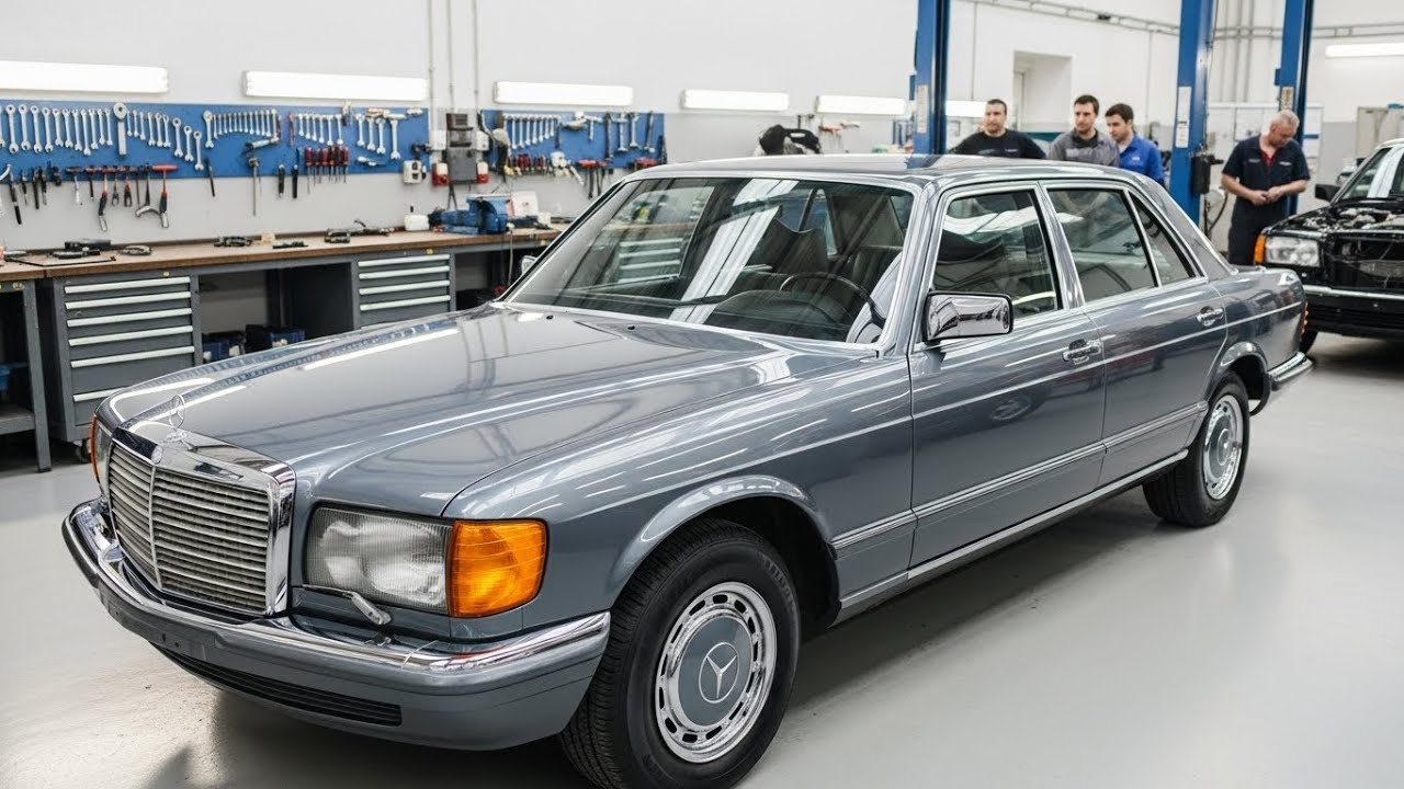 Old Mercedes Benz S Class restoration