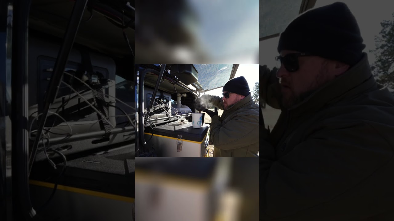 SUV Coffee: Epic Sunrise Brews & Gear Up! #shorts