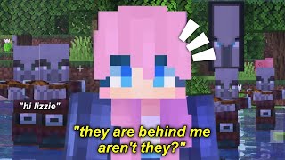 Lizzie being Haunted by Pillagers on her Forever World @thejimwellsv