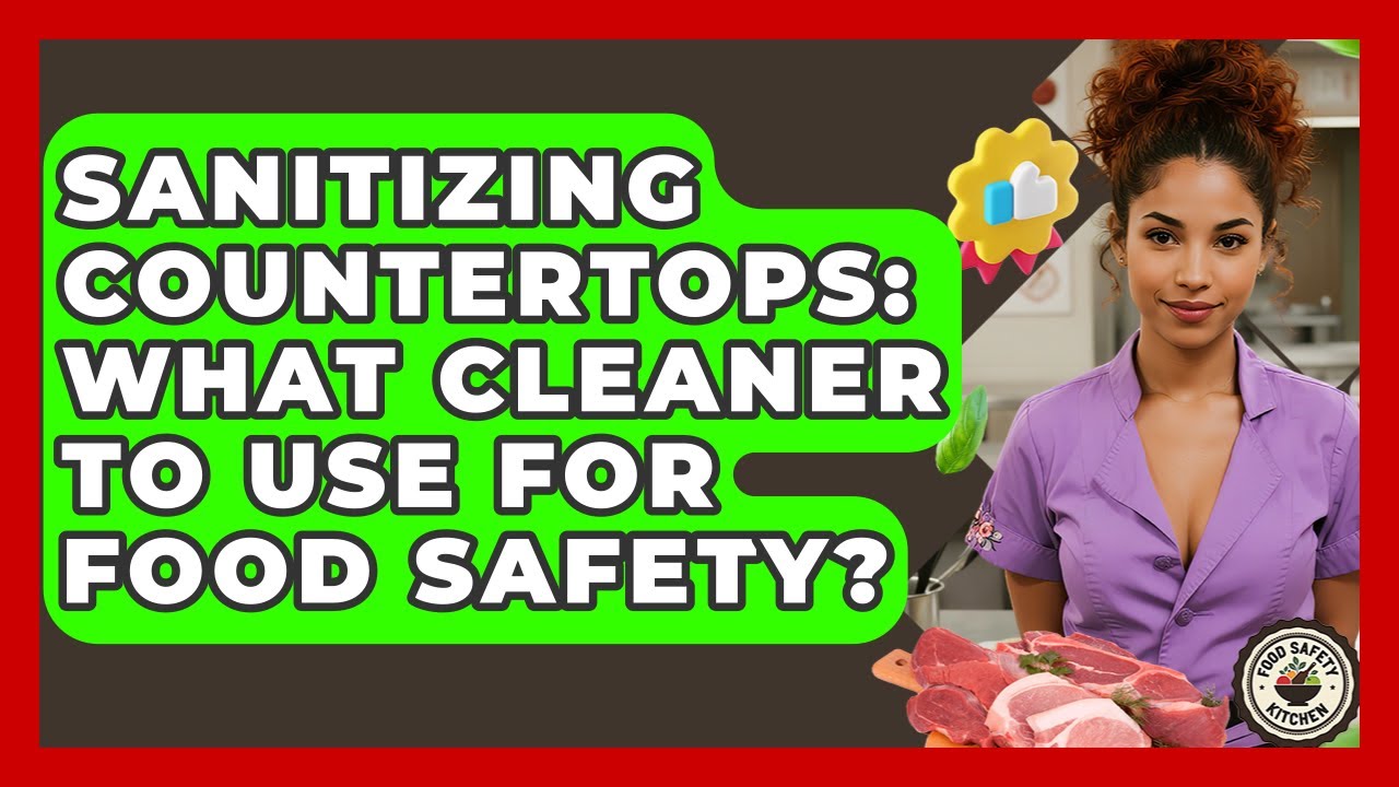 Sanitizing Countertops: What Cleaner To Use For Food Safety? - Food Safety Kitchen