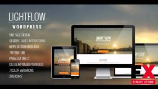 Preview Lightflow - WordPress Responsive OnePage Parallax