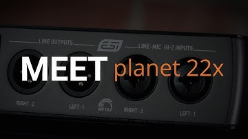 PLANET 22x | Professional Dante audio interface with 2 inputs / 2 outputs