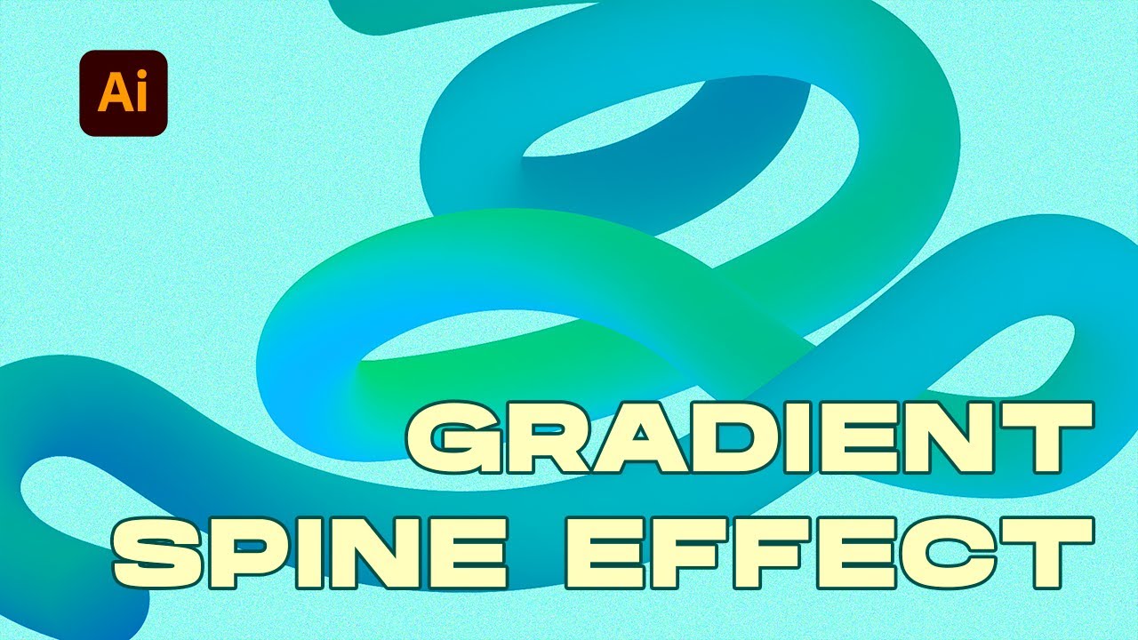 How to Use the Blend Tool for a Gradient Spine Effect in Illustrator ...