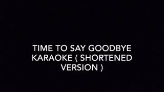 Time to say goodbye karaoke (just female part)