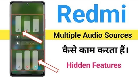 How to work multiple audio sources in redmi | adjust media sound in multiple apps