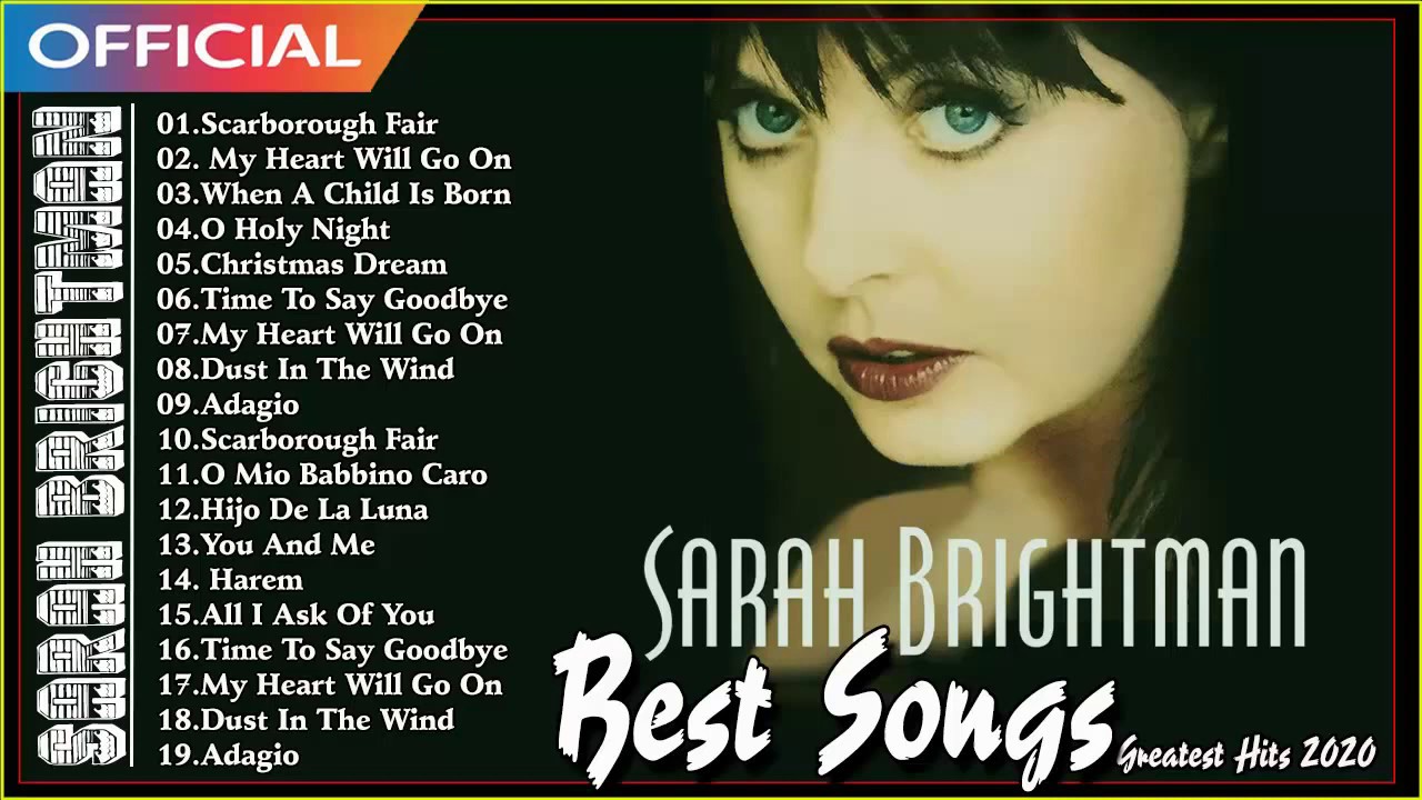 Sarah Brightman Nonstop Playlist Live - Sarah Brightman Greatest Hits ...