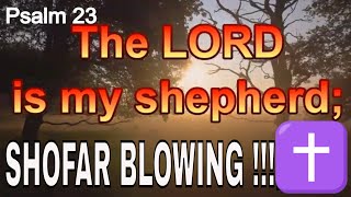 The LORD is My Shepherd -|- Psalm 23 KJV prayer Bible verse instrumental music Shofar Blowing Song