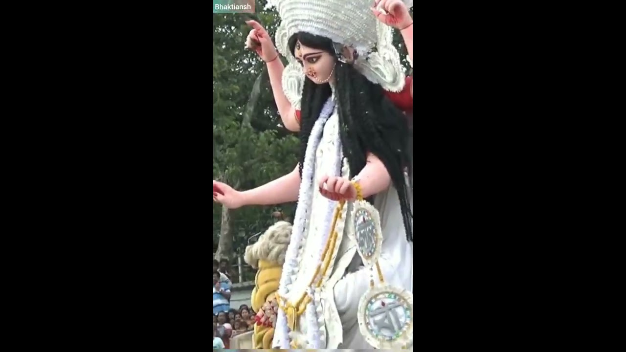 Chali maa chali dasam  Maa durga visarjan  Durga maa visarjan  durgavisarjan  bhaktiansh  shorts