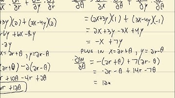 Calculus III: Chain Rules for Functions of Several Variables