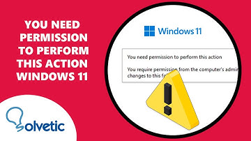 You Need Permission to Perform this Action Windows 11