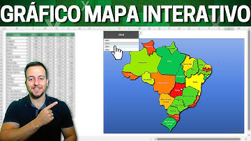 Gráfico de Mapa Interativo Automático no Excel com Lista de Opções