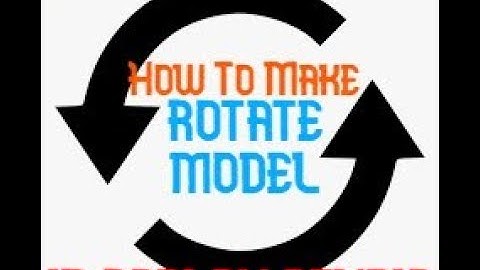 How To Make Rotate Model Using SCRIPT! | ROBLOX STUDIO