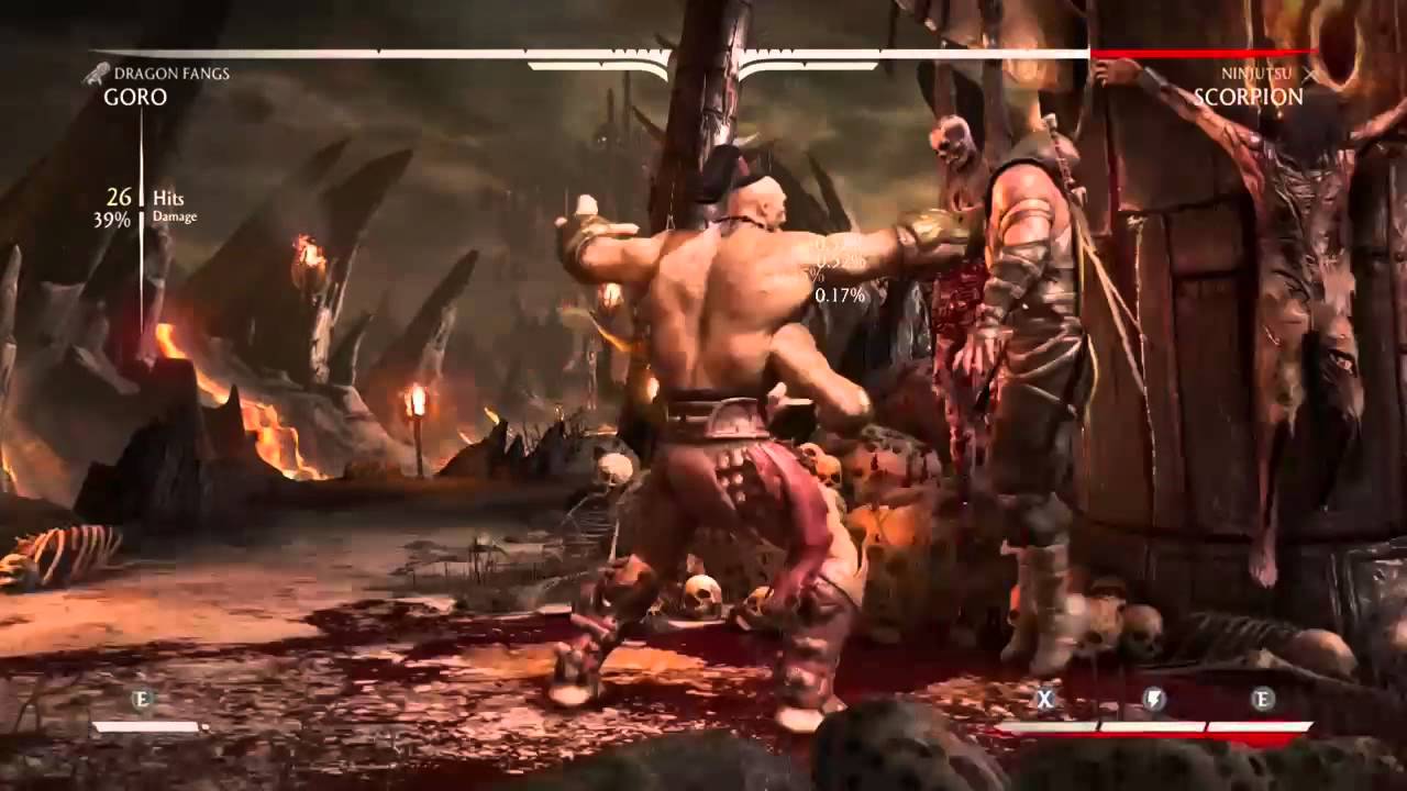 Mortal Kombat X - Goro combo video