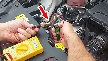 Prueba el SENSOR DE TEMPERATURA con encendedor y multímetro