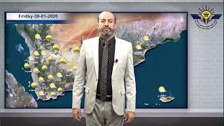 نشرة الطقس || الجمعة 30/01/2026 تقديم م/ محمد اللساني screenshot 4