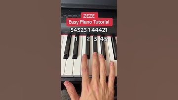 ZEZE Easy Piano Tutorial