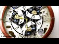 セイコー からくり時計 クオーツ掛け時計 RE601B　ジャズ・スタンダード　SEIKO Melodies In Motion Wall Clock　Part2