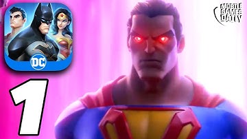 DC WORLDS COLLIDE - iOS Android Gameplay Walkthrough #1