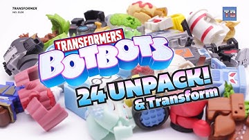 Transformer BOTBOTS 24 x UNPACK Video!! / Blind bag UNBOXING!