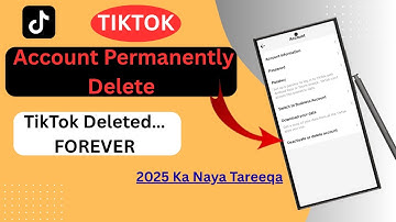 Delete TikTok Account Permanently 2025 | TikTok ID Remove Trick | How to Delete TikTok Account Easy