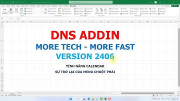Tính năng Calendar mới trong DNS Addin 2406