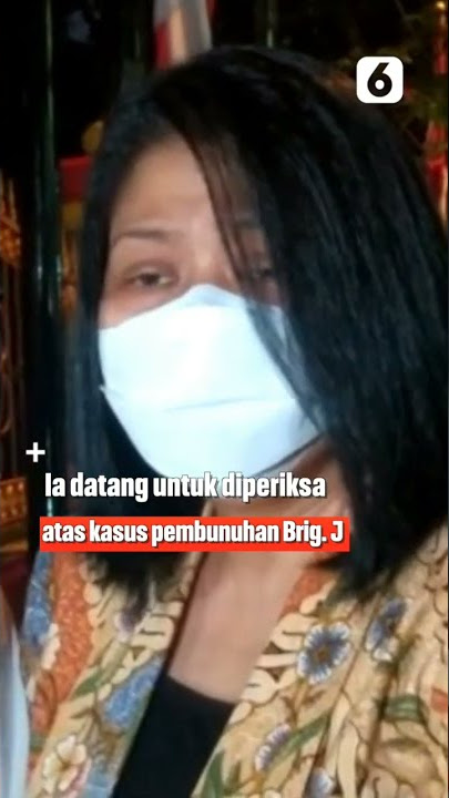 Putri Candrawathi Datangi Bareskrim dengan Pakaian Serba Hitam #Shorts