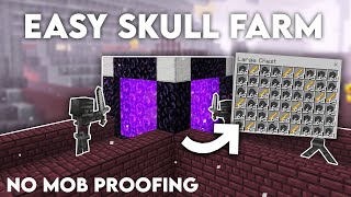 EASIEST 1.18 WITHER SKELETON FARM TUTORIAL in Minecraft Bedrock (MCPE/Xbox/PS4/Switch/Windows10)