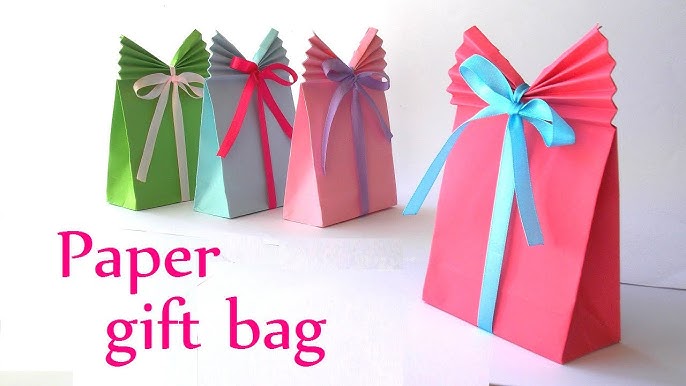 Tuto Facile pour Fabriquer un Sac Cadeau en Papier - Chezlesz .fr