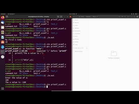 Printf and Scanf in C programming | How to use Input and output ...