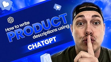 How to write product descriptions using ChatGPT