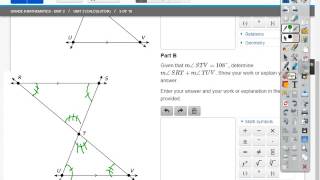 Transversal on PARCC Pratice test