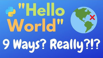 9 Ways to PRINT "Hello World" in PYTHON [With Simple Programs]