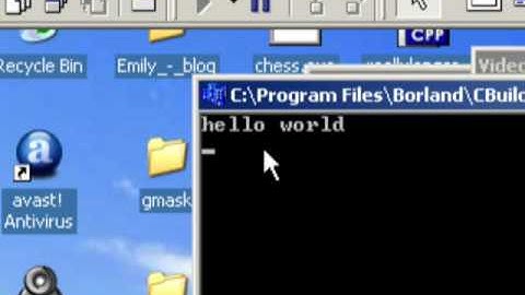 hello world C++ tutorial