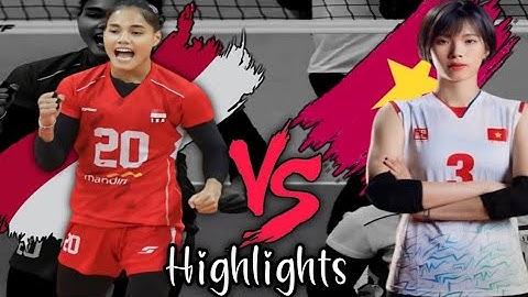 Highlights |SEA VLeague 2024 Indonesia VS Vietnam 1-3