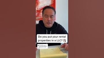 Do I put my  rental properties in a LLC? #Shorts