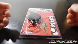 KEY-BAK Kevlar Cord Retractable Reel 8 Ounce Split Ring - #485B-HDK