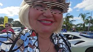Palm beach concours with judge Brett Valentina Versace 5613359459  Trump golf club