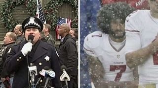 Cops and veterans team up to protest Kaepernick
