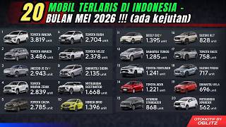 DAFTAR MOBIL TERLARIS DI INDONESIA MEI 2026, GAIKINDO, GIIAS 2026, IIMS 2026 BYD Toyota, Honda
