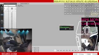 210712-01 OBS 27.0.1/E-Drum Live/ Jamtaba 2.1.16/