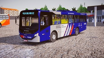🔴Proton Bus Simulator - Lançamento! Caio Apache Vip V MB OF-1619 BT6 Padrão BR M. Baix. Santista/SP