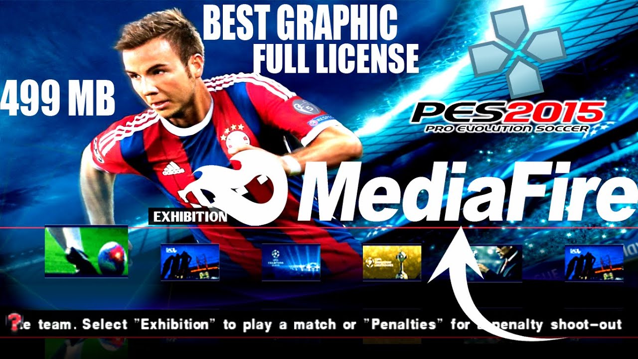 PLAY THIS AND FEEL THE NOSTALGIA ! PES 2015 PPSSPP - BEST GRAPHIC - YouTube
